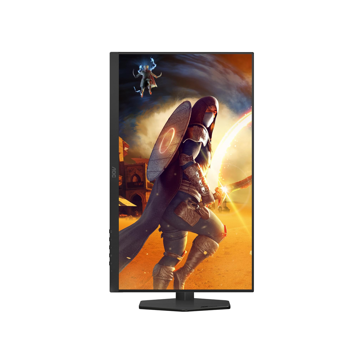 ايه أوه سي U27G4 شاشة ألعاب 27 بوصة 4K UHD بمعدل تحديث 160Hz / فل اتش دي 320Hz IPS سريع، استجابة 1ms، متوافقة مع FreeSync وG-Sync - أسود