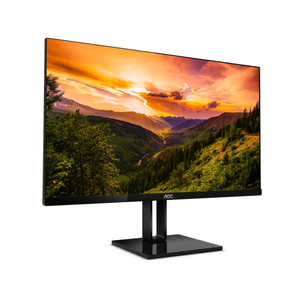AOC 27V2Q 27 Inch FHD IPS, 75Hz, Ultra Slim Monitor - Black