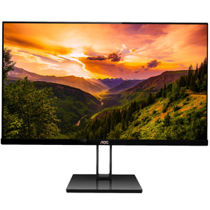 AOC 27V2Q 27 Inch FHD IPS, 75Hz, Ultra Slim Monitor - Black