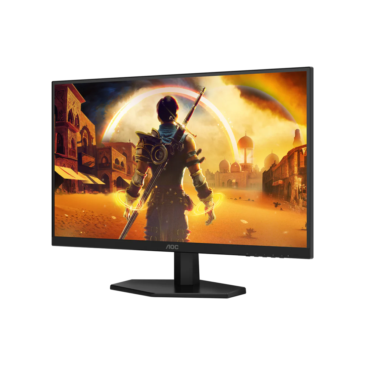 ايه أوه سي 25G42E شاشة ألعاب 27 بوصة فل اتش دي IPS سريع، معدل تحديث 180Hz، استجابة 1ms، متوافقة مع G-SYNC - أسود