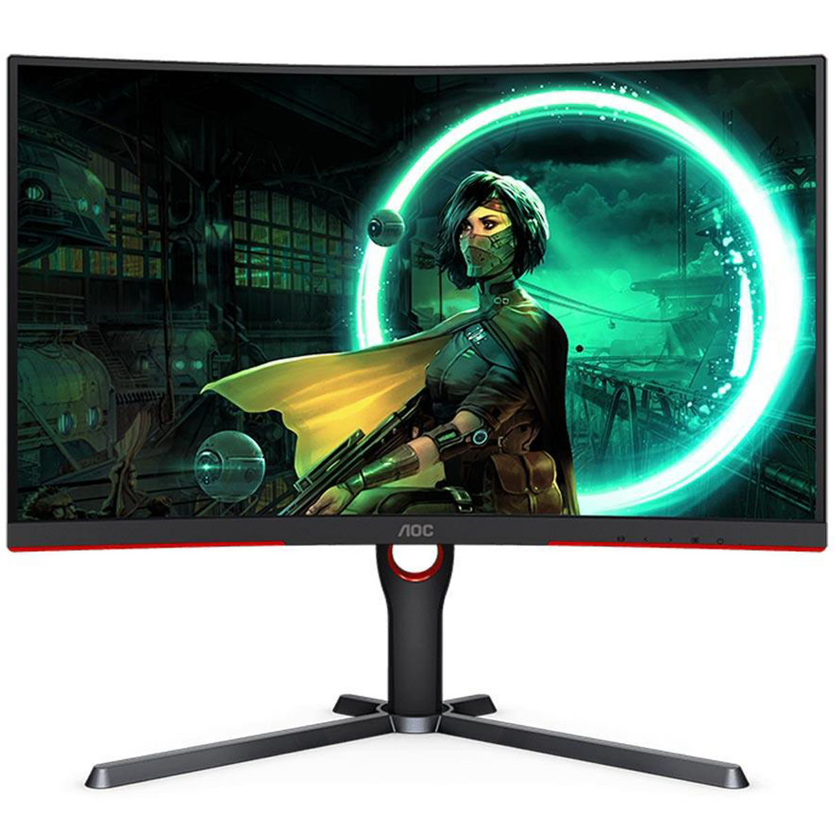 AOC CQ27G3Z 27 Inch QHD 240Hz Curved Gaming Monitor – Zayoom - Main Image