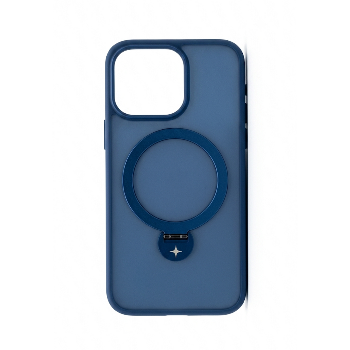 Spectre Cover iPhone 16 Pro With Kick Stand - Deep Sea Blue
