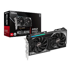 ASRock AMD Radeon RX 9060 XT Challenger 16GB OC GDDR6 Gaming Graphics Card