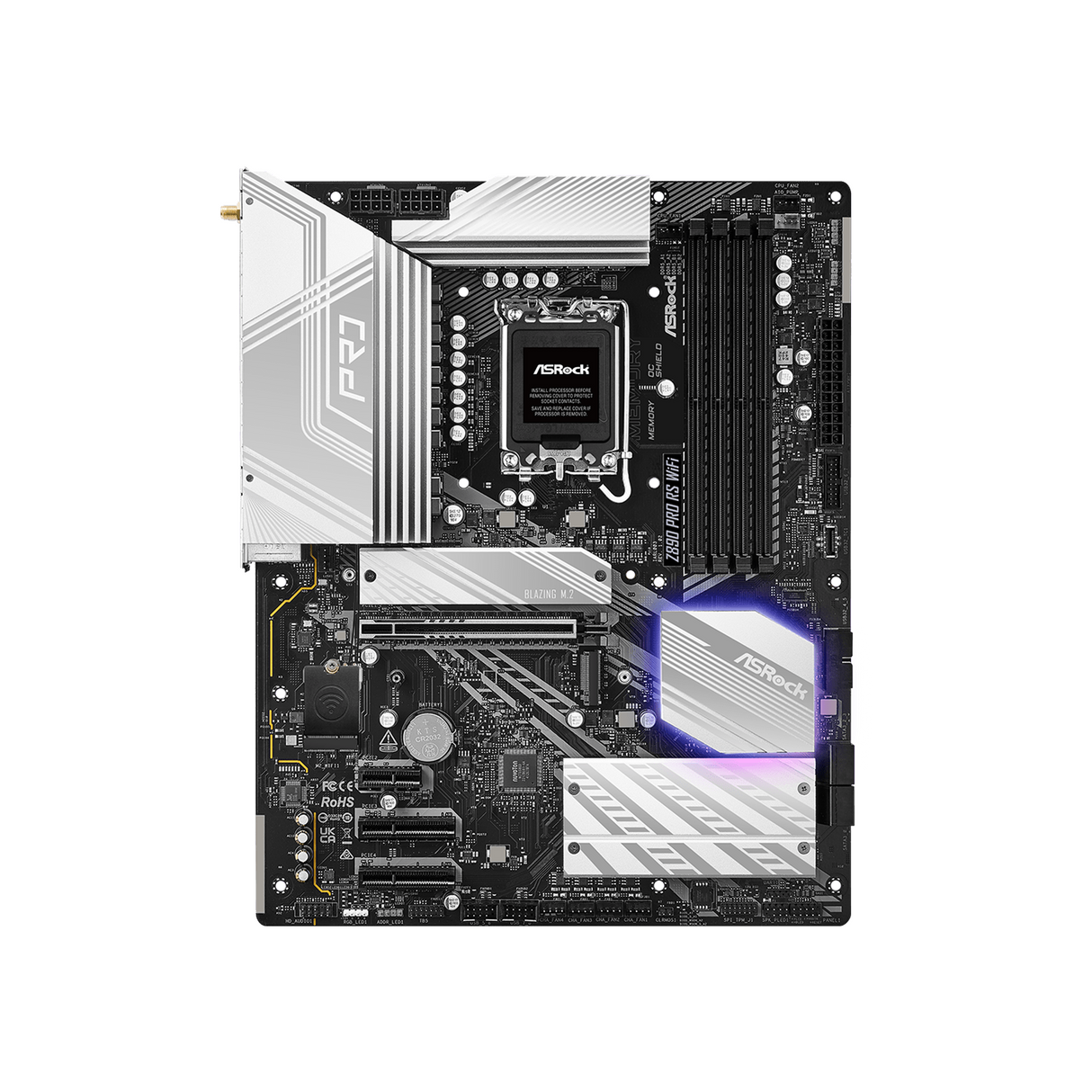 ASRock Z890 Pro RS WiFi 6E Thunderbolt-4 DDR5 ATX Motherboard