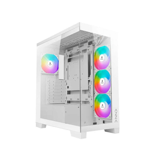 AZZA Cove Mid-Tower PC Case - White