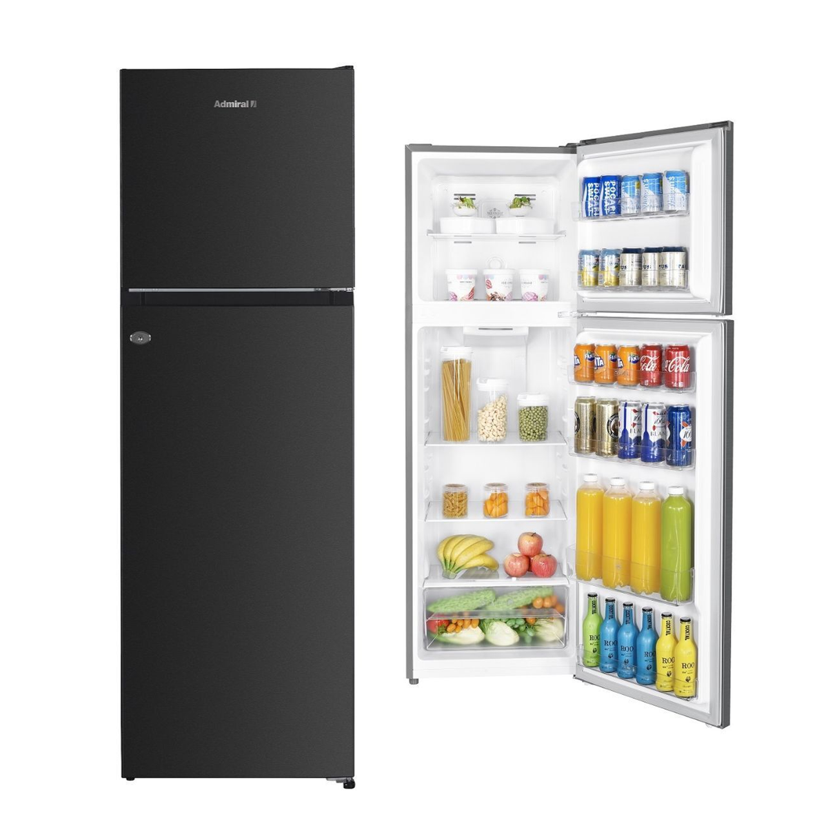 أدميرال ثلاجة فريزر علوي  سعة 245 لتر (11.3 قدم³) – لون إينوكس – \ADR 32TMH22CPI