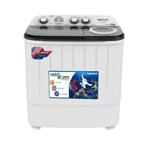 Admiral Twin Tub Washing Machine 6kg - White