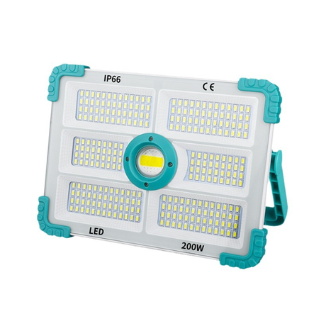 200W Detachable LED Solar Projection Lamp with Remote Controller - Outdoor Lighting for Gardens, Streets, and More