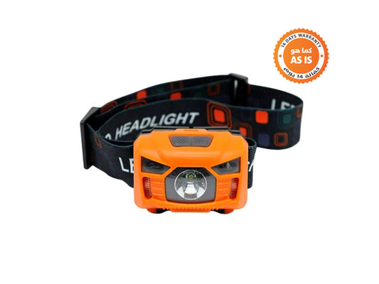 Alaysh Rechargeable Sensor Headlight With Bag (AS-IS)