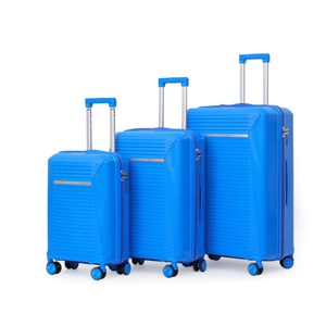 اميريكان لاكج حقيبة سفر أمريكية 50، 61، 71 سم PP100 مجموعة من 3 حقائب - ازرق