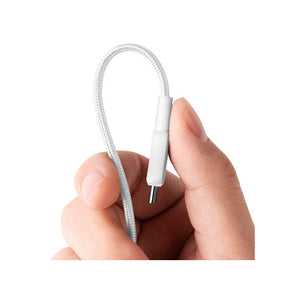 أنكر 322- كابل USB-C إلى USB-C - 6 أقدام - نايلون 6 - أبيض