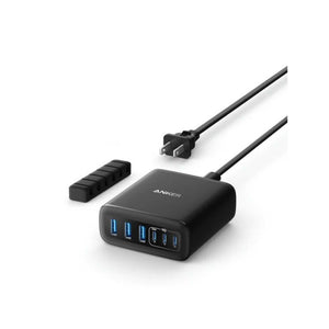 Anker - Powerport - 112W -3C- 3A Pd Gan - Black - Zayoom