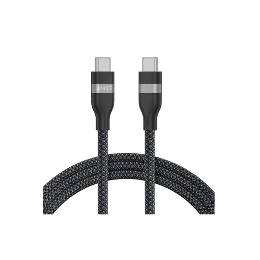 Anker USB-C To USB-C Cable - 6Ft 240W Braided - Black