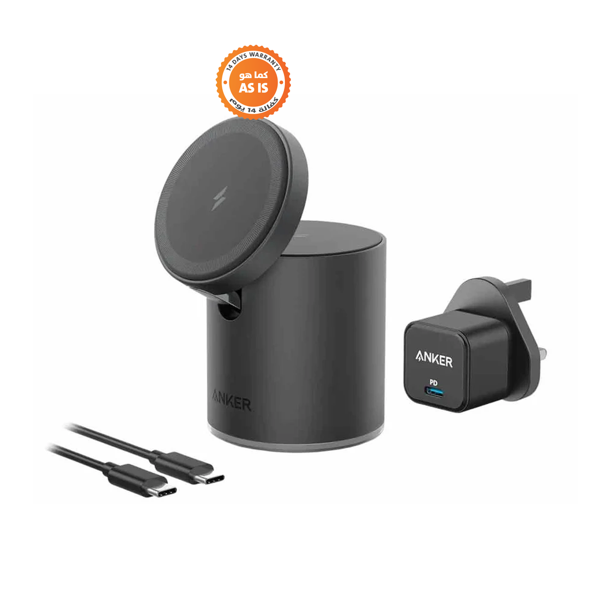 Anker 623 Magnetic Wireless Charger MagGo - Black  - ASIS