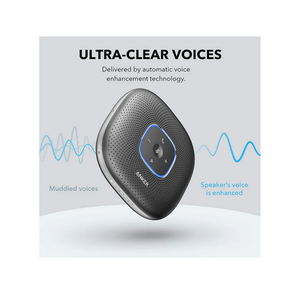 Anker Powerconf Bluetooth & USB Speakerphone - Black - ASIS