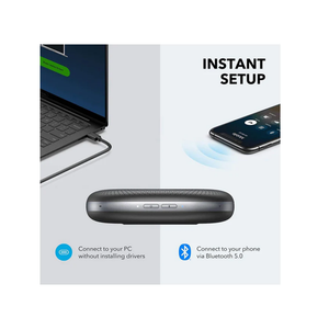 Anker Powerconf Bluetooth & USB Speakerphone - Black - ASIS