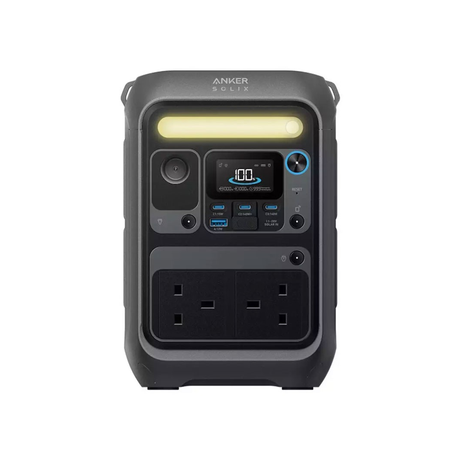 Anker SOLIX C300X AC Portable Power Station A1723211 - 288Wh - 300W - 600W Surge - Black