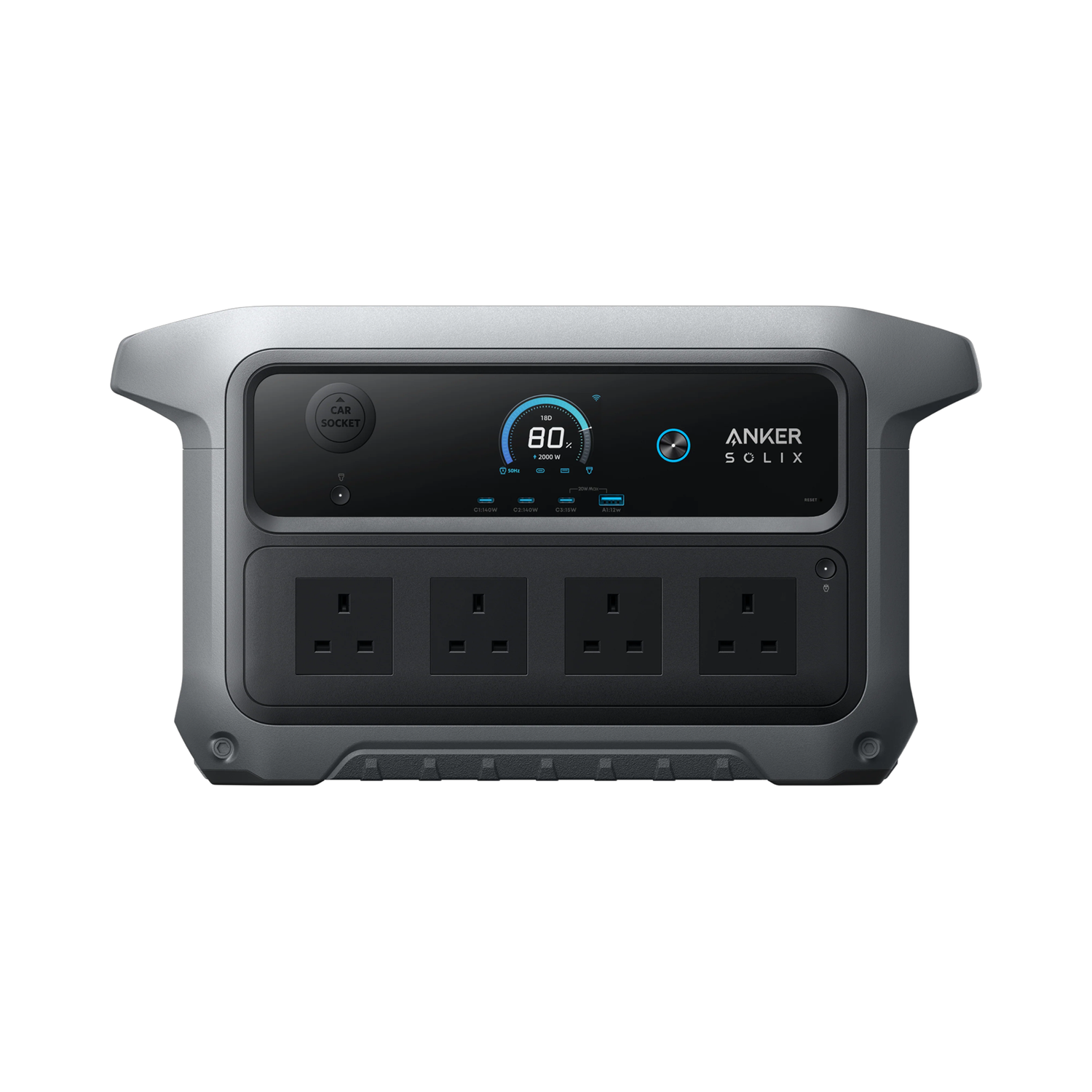 Anker SOLIX C2000 Gen 2 Portable Power Station A17832A1 - 2048Wh - 2400W