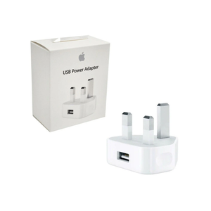 Apple Travel Adapter UK 3 Pin 5W - MGN43ZE/A - Zayoom