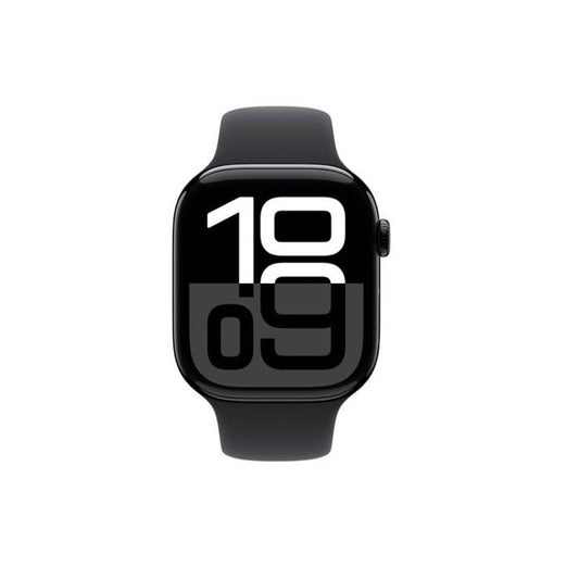 Apple Watch Series 10 GPS 42Mm Jet Black Aluminium Case - With Black Sport Band - S/M