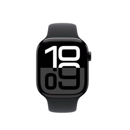 Apple Watch Series 10 GPS 46Mm Jet Black Aluminium Case - With Black Sport Band - S/M