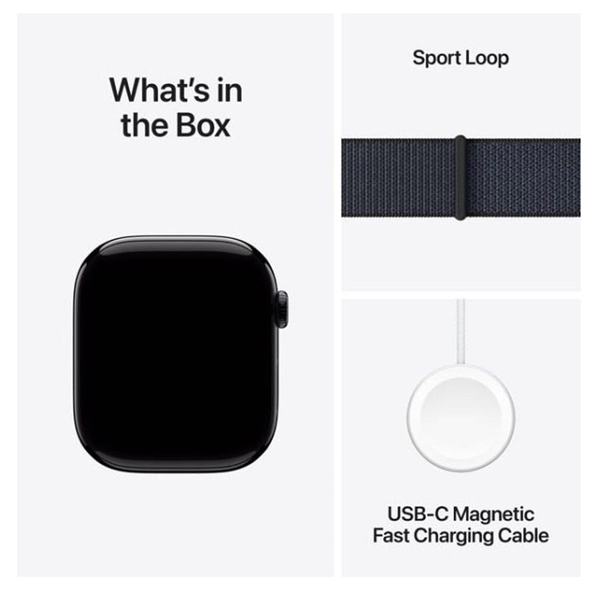 Apple Watch Series 10 GPS 46Mm Jet Black Aluminium Case - With Ink Sport Loop