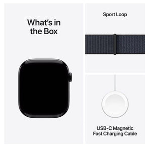 Apple Watch Series 10 GPS 46Mm Jet Black Aluminium Case - With Ink Sport Loop