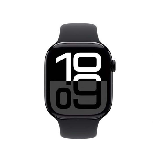 Apple Watch Series 10 GPS + Cellular 42Mm Jet Black Aluminium Case - With Black Sport Band - S/M