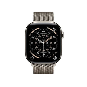 Apple Watch Series 11 GPS + Cellular 46mm Natural Titanium Case With Natural Milanese Loop - M/L