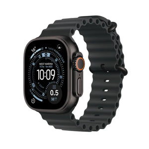 Apple Watch Ultra 3 GPS + Cellular 49mm Black Titanium Case With Black Ocean Band