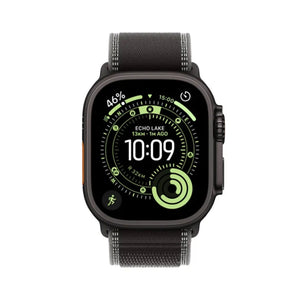 Apple Watch Ultra 3 GPS + Cellular 49mm Black Titanium Case With Black/Charcoal Trail Loop - M/L