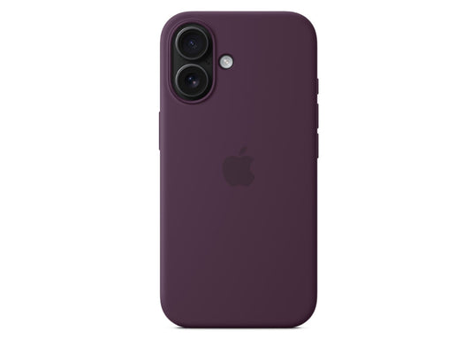 Apple iPhone 16 Silicone Case With MagSafe - Plum