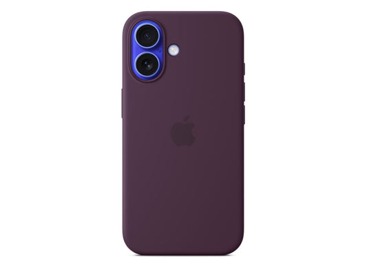 Apple iPhone 16 Silicone Case With MagSafe - Plum