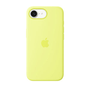 Apple iPhone 16e Silicone Case – Neon Yellow