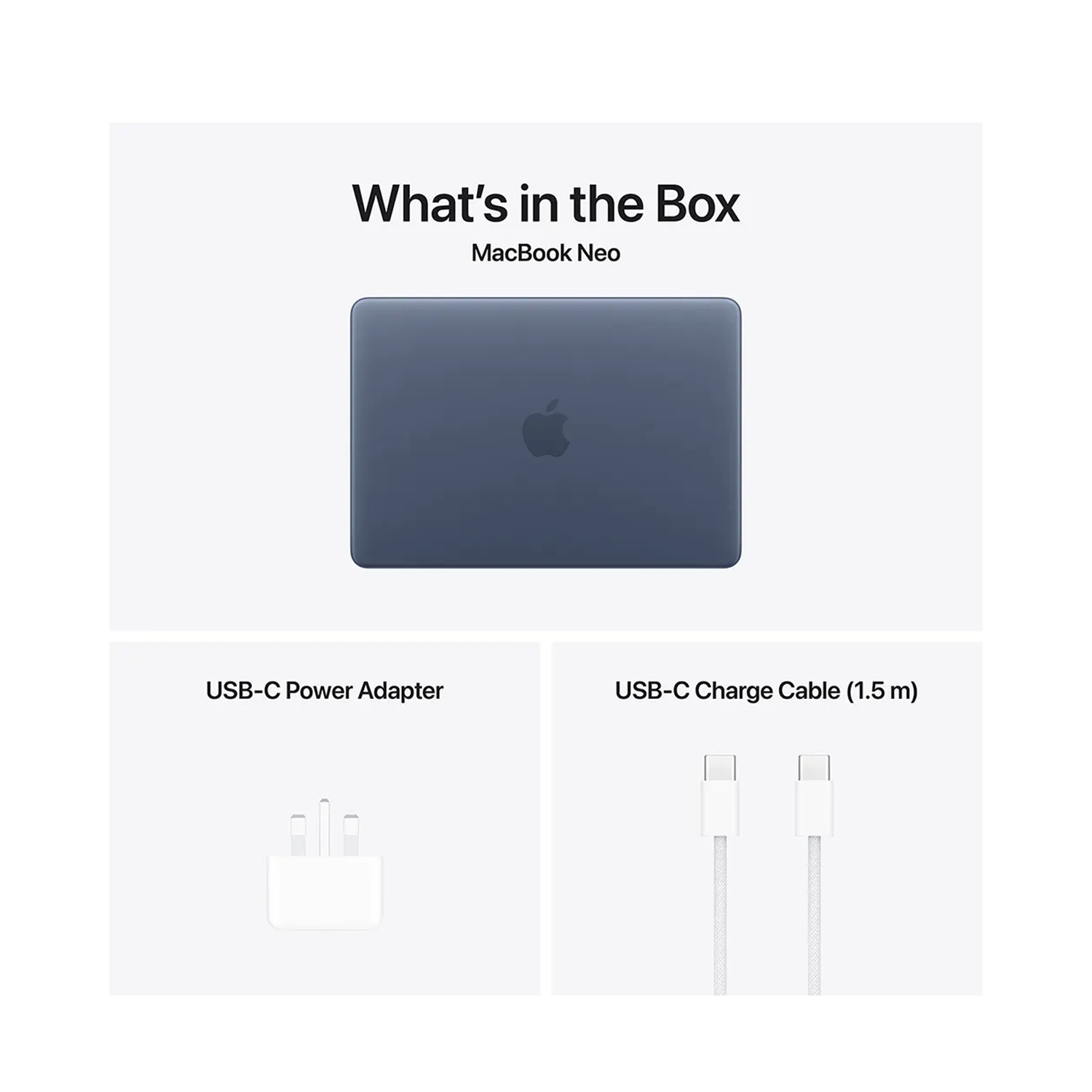 Apple MacBook Neo A18 Pro Chip With 6‑Core CPU and 5‑Core GPU - 8GB - 256GB SSD - Indigo