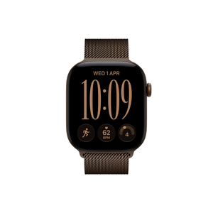 Apple Watch Series 12 GPS 42mm Dark Bronze Aluminium Case with Dark Bronze Milanese Loop-Middle East