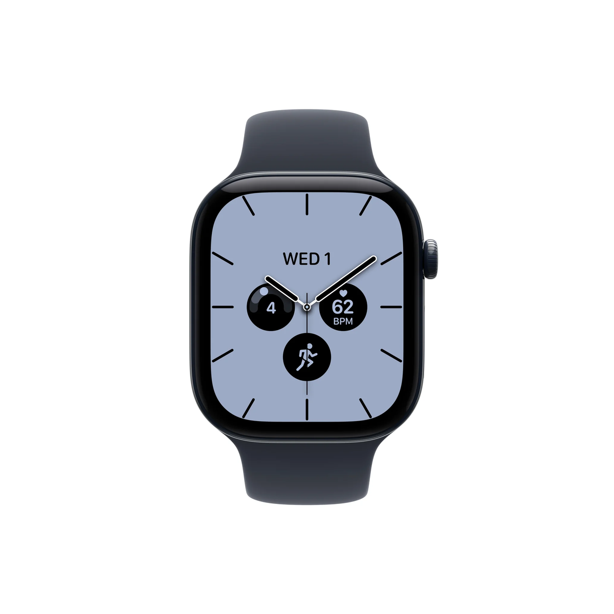 Apple Watch Series 12 GPS + Cellular 42mm Night Blue Ceramic Case with Navy Blue Sport Band - S/M-Middle East