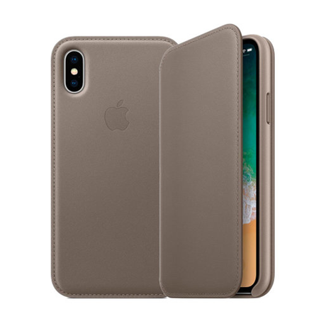  آبل آيفون XS كفر فوليـو جلد مع ماجسيف – تاوب
