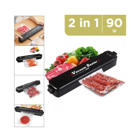Auto Vacuum Sealer Machine for Food Storage 90W 2 in 1
