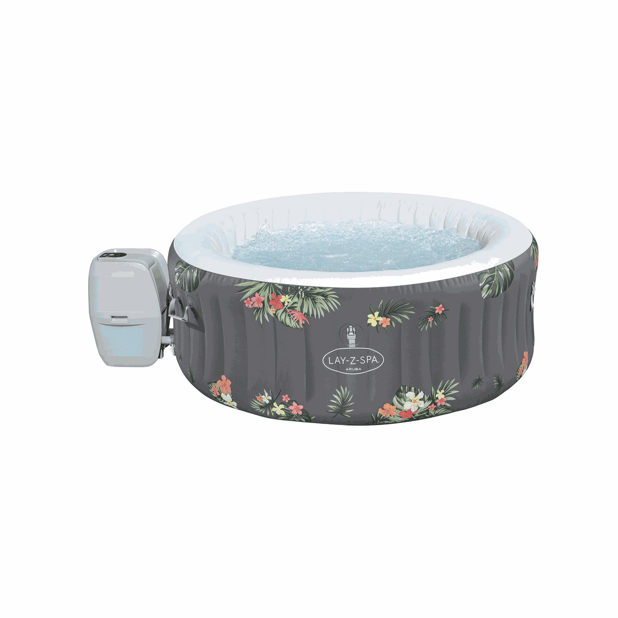 Bestway Inflatable Pool - 1.70m x 66cm - Aruba AirJet 3 - Tropical - Zayoom