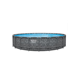 Bestway6.71m x 1.32m Round Pool Set - Gray - Zayoom