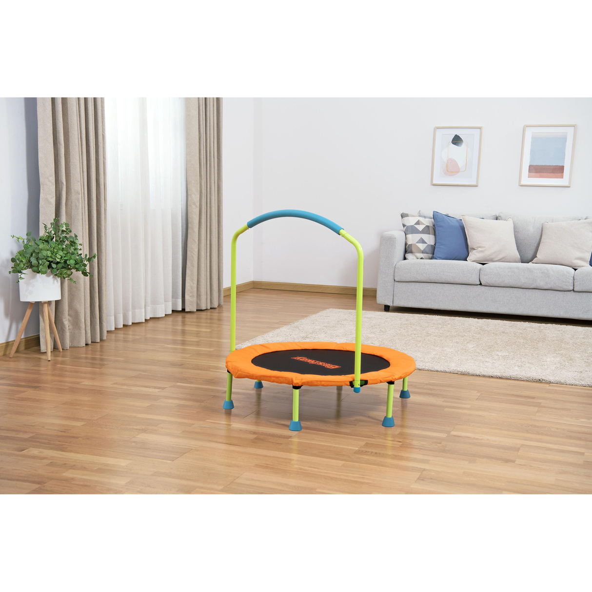 Bestway 91cm x 96cm WonderJump Trampoline Age 3+ - Zayoom