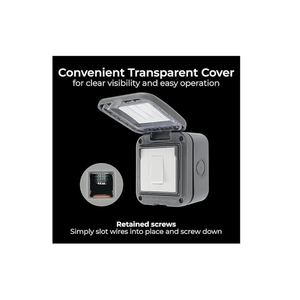 بي جي مفتاح مفرد ثنائي الاتجاه مقاوم للماء بدرجة حماية  IP55