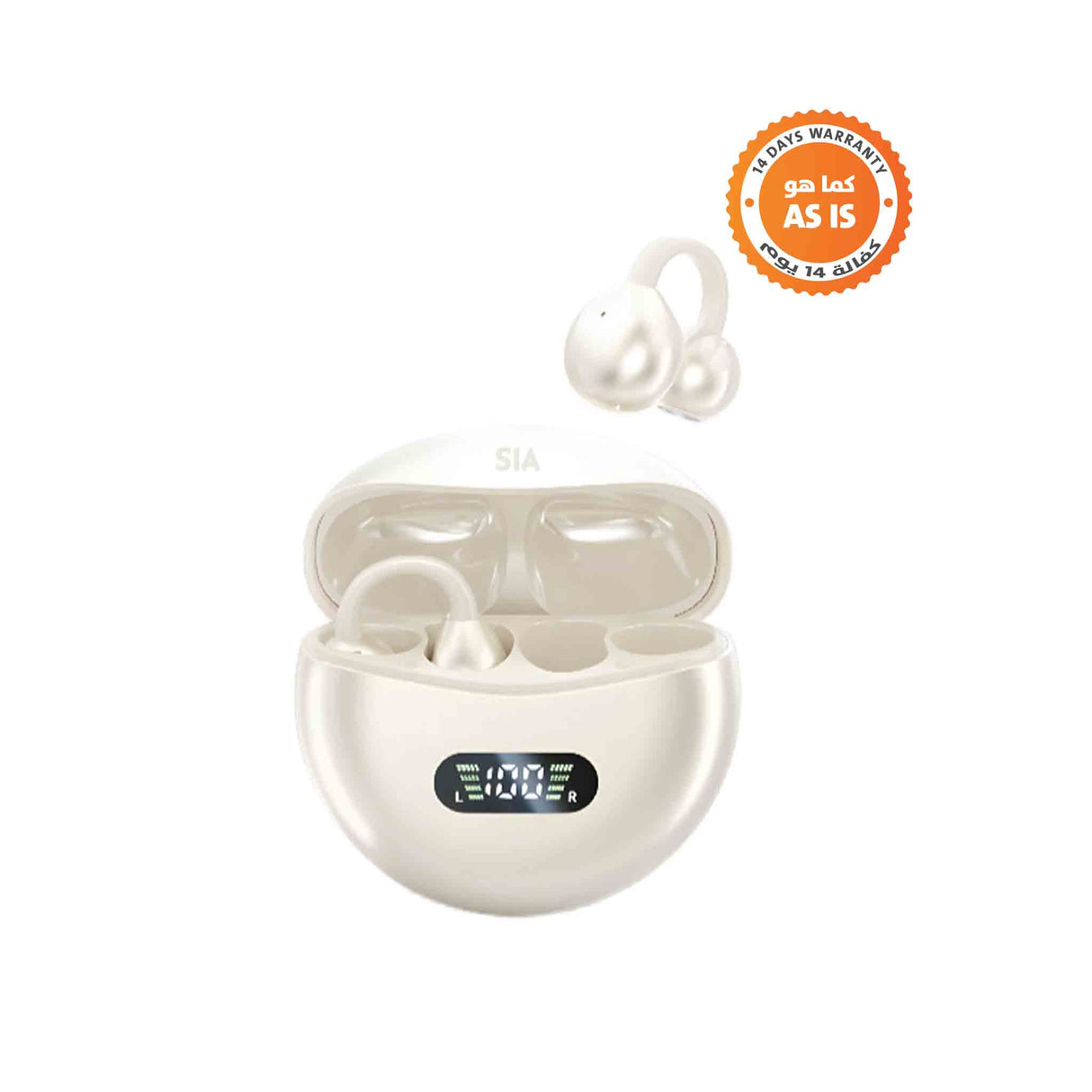 SIA True Wireless Stereo Mini Air Flow Buds - Bige (ASIS)