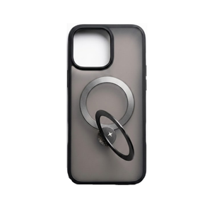 Spectre Stealth Case For iPhone 15 Pro With Kick Stand - Black