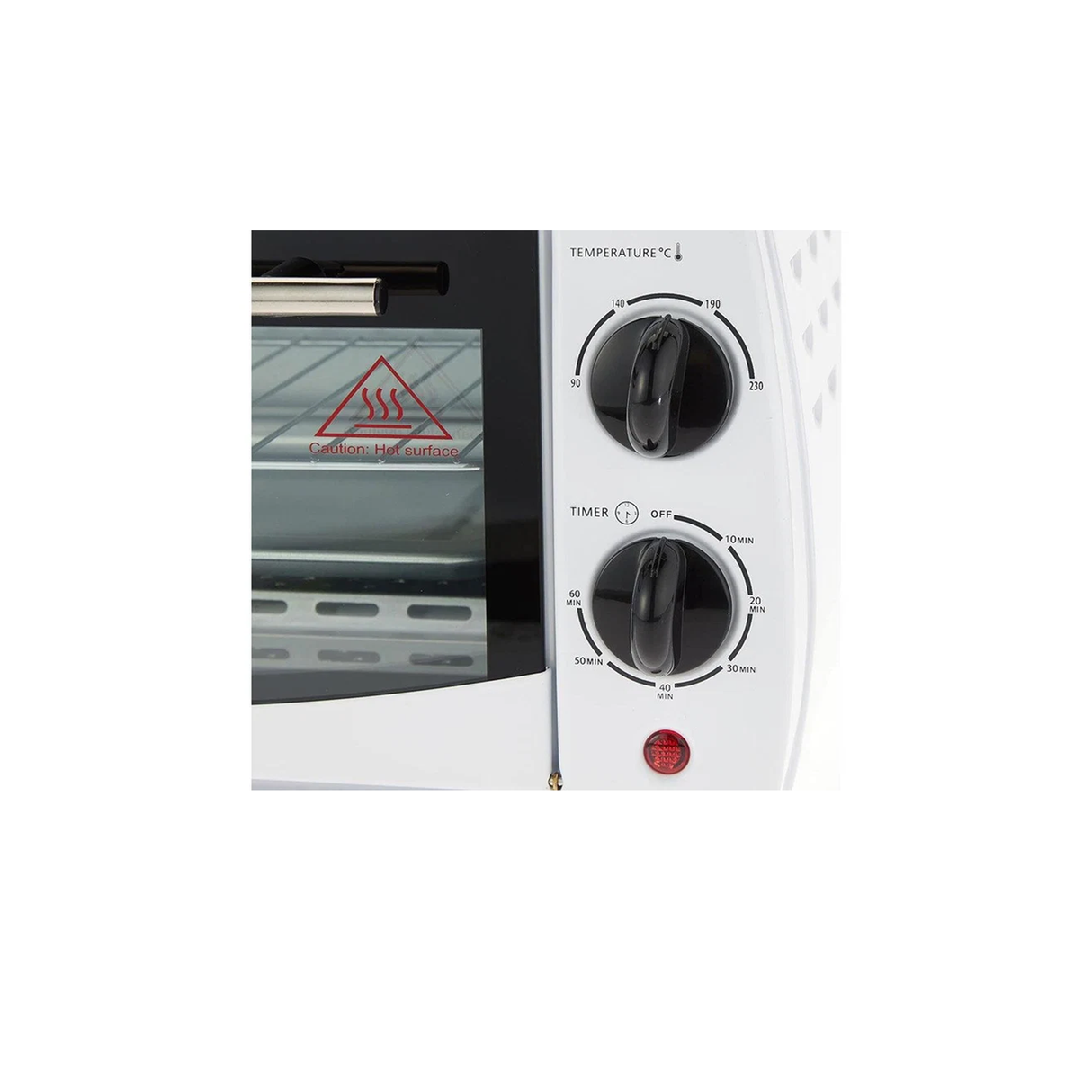 Black+Decker Double Glass Toaster Oven 9L - 800W - ASIS