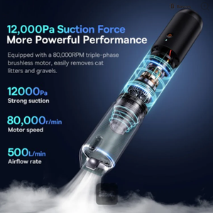 Baseus A3lite Car Vacuum Cleaner Black - ASIS