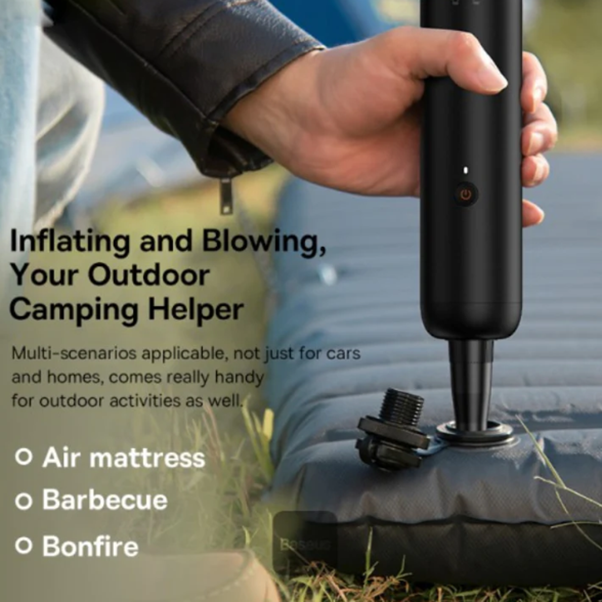 Baseus A3lite Car Vacuum Cleaner Black - ASIS