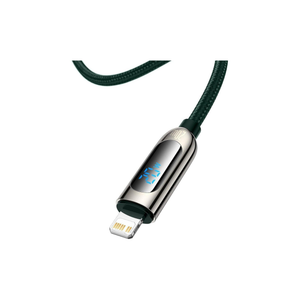 Baseus Display Fast Charging Data Cable Type-C to IP 20W 2m - Green - ASIS