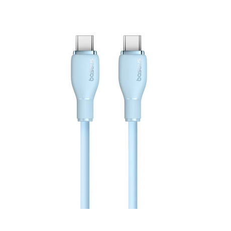 Baseus Pudding Series Fast Charging Cable Type-C to Type-C 100W 1.2m - Galaxy Blue - ASIS